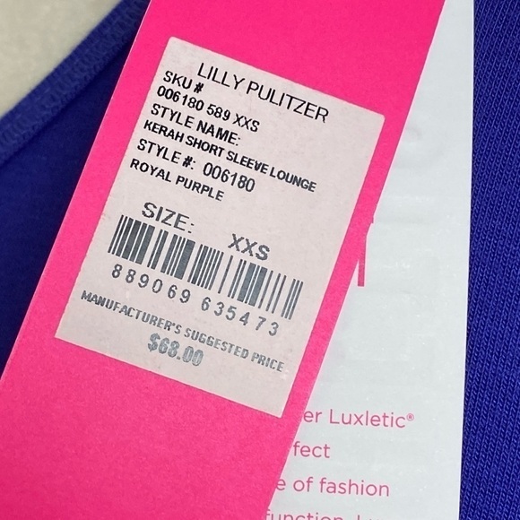 Lilly Pulitzer Kerah Short Sleeve Lounge Shirt Size XXS - Picture 8 of 12